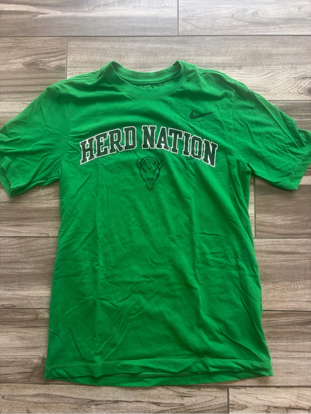 Nike Men’s Green "Herd Nation" Short-Sleeve Tee